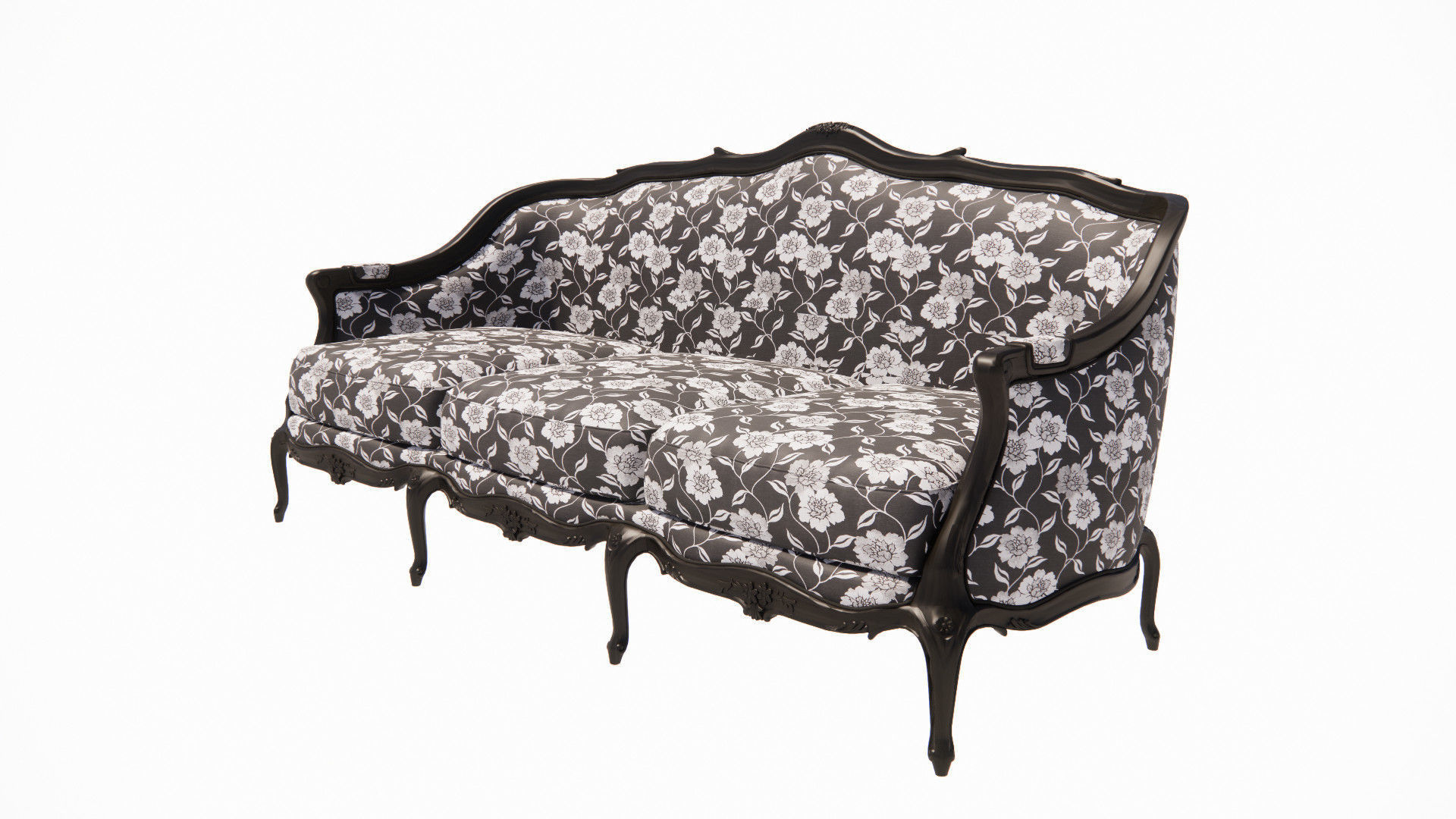 Classic Contemporary Style Sofa 3D Model By AMA Corp  3D print model_3