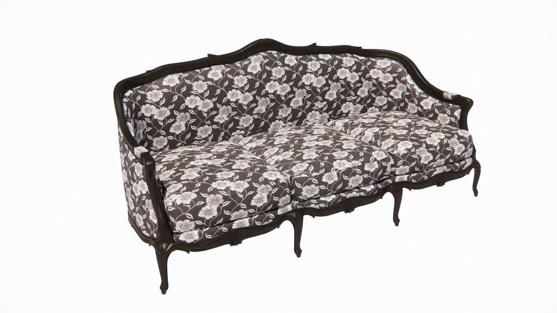 Classic Contemporary Style Sofa 3D Model By AMA Corp  3D print model_4