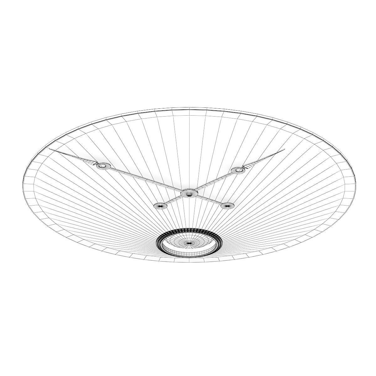 Large Wall Clock 3D model_3