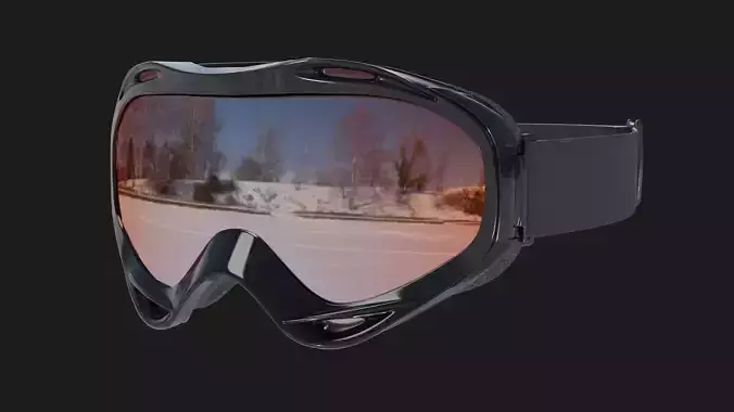 Ski Goggles 3D model