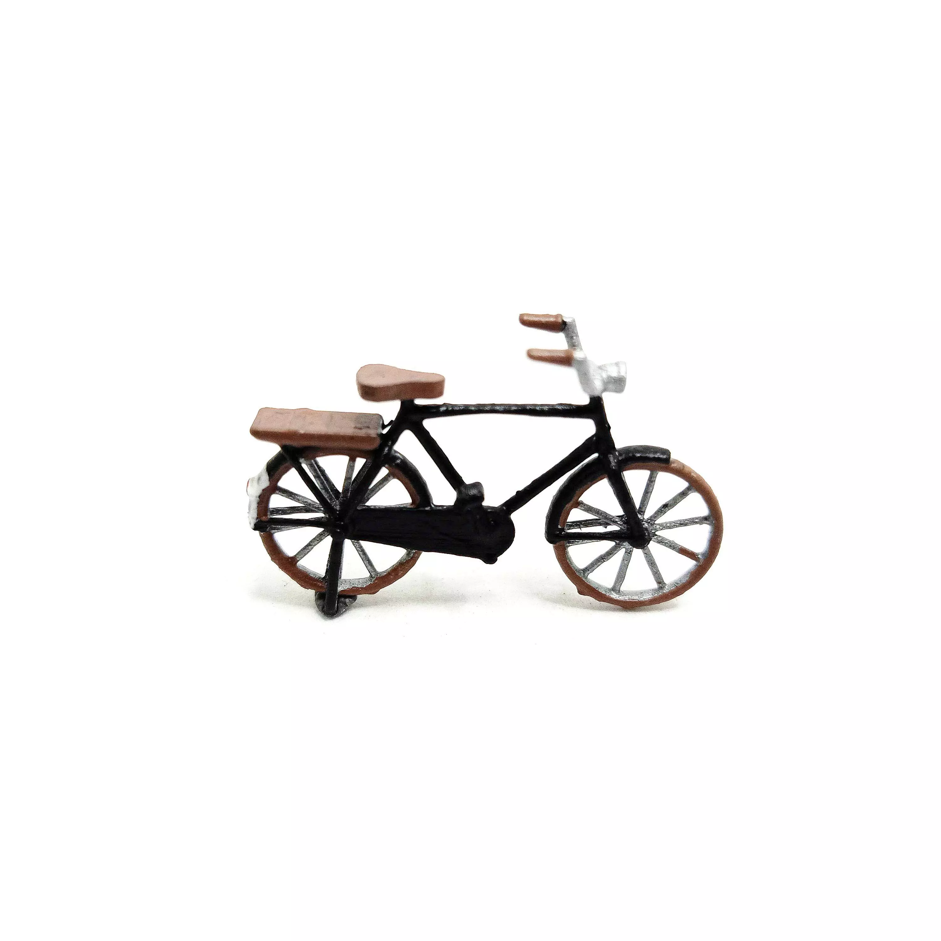 Set Old Bike 64 Scale 3D Print Ready 3D print model_0