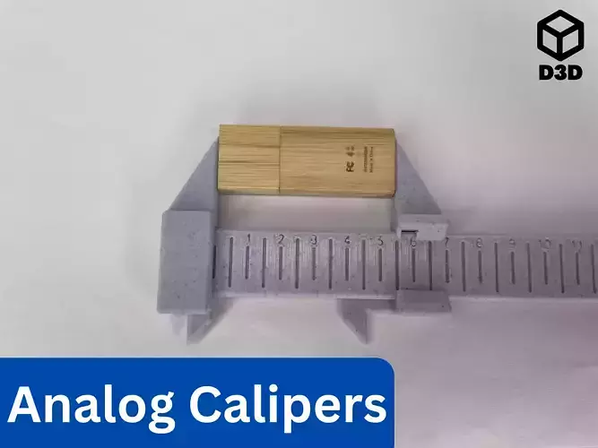 Analog Calipers 3D print model