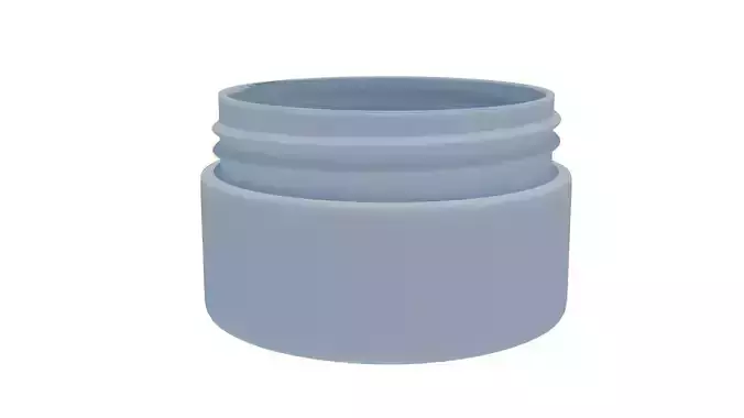 cosmetic cream jar