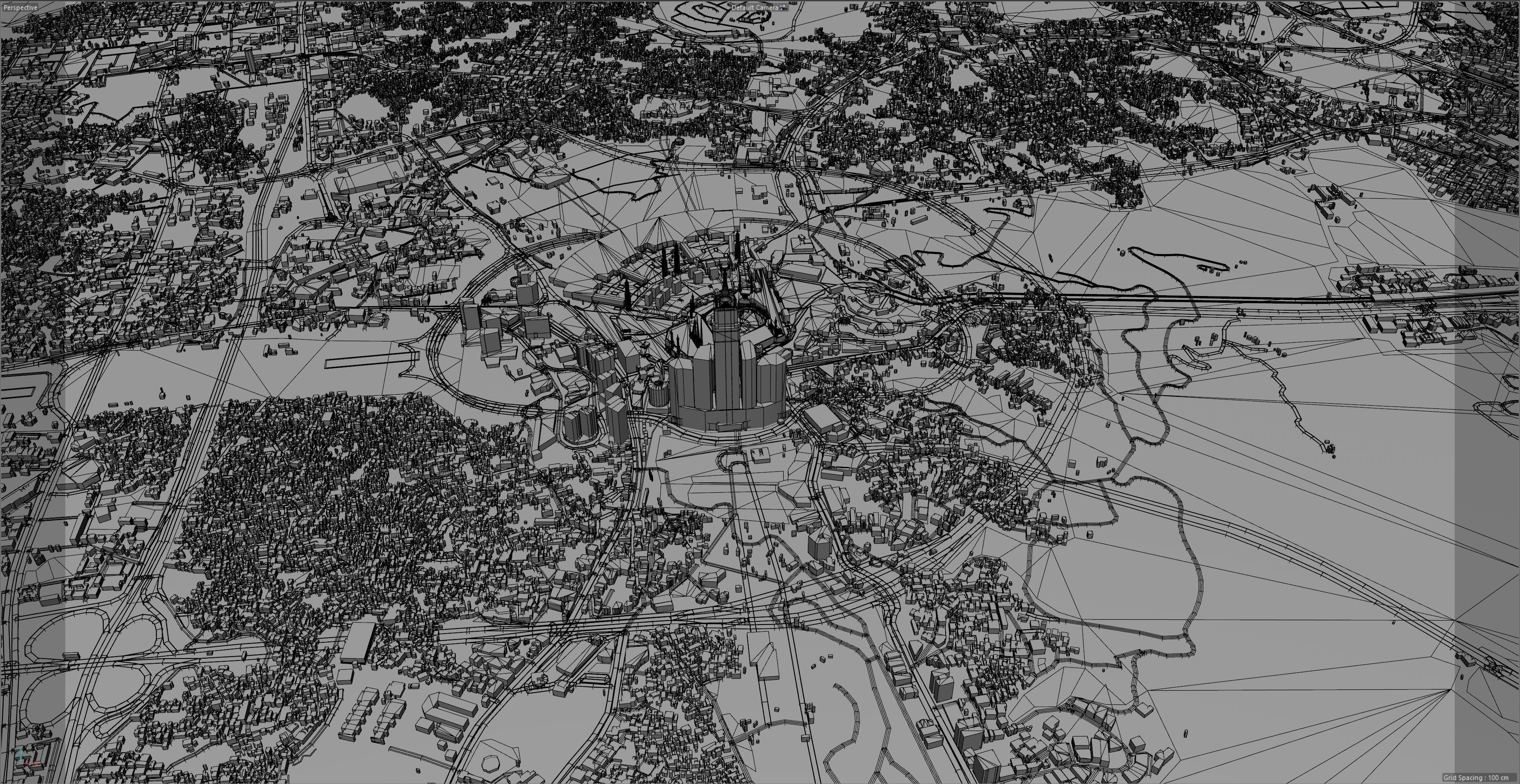 Mecca Downtown Saudi Arabia Low-poly 3D model_8