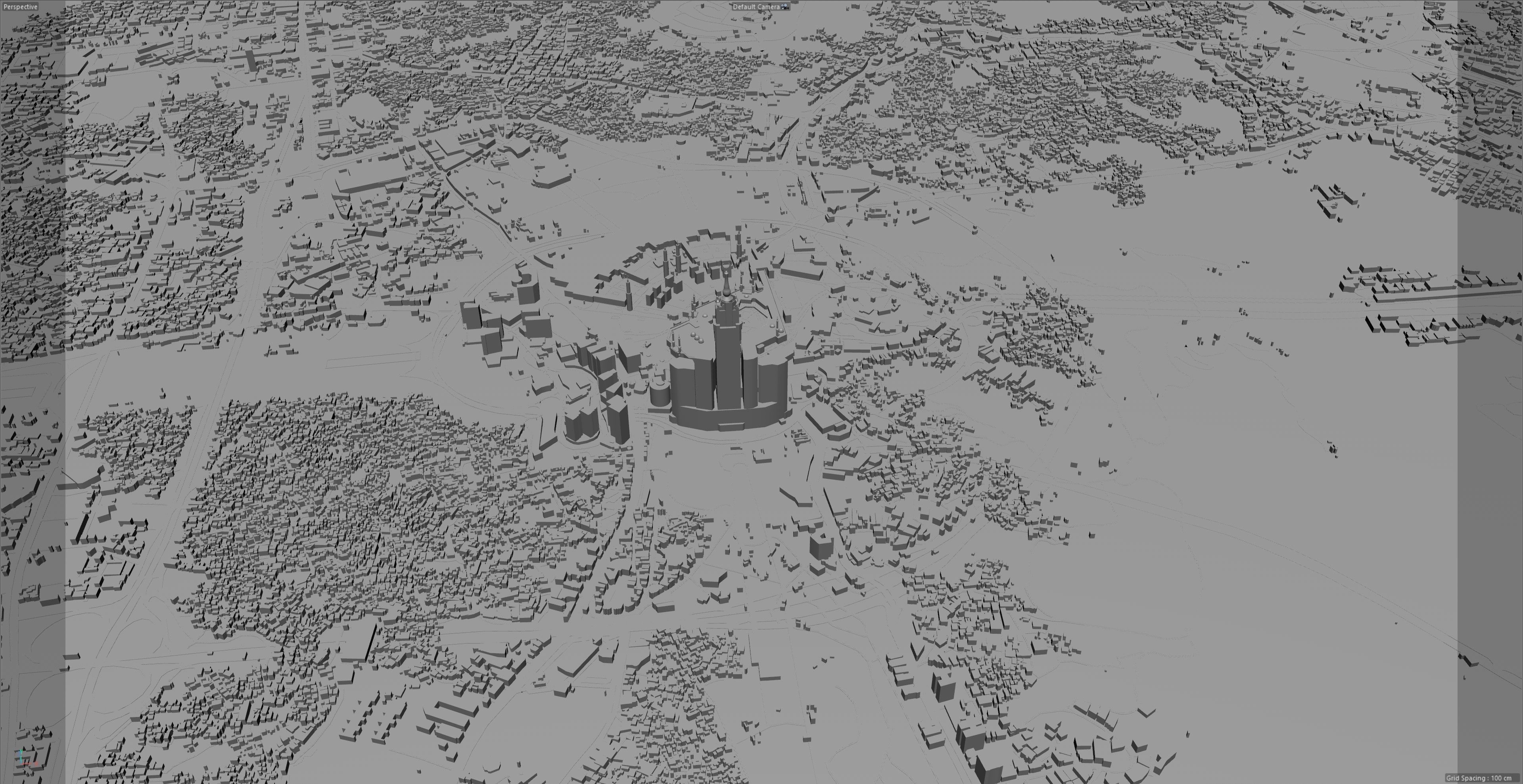 Mecca Downtown Saudi Arabia Low-poly 3D model_9