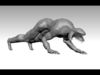 Monster 1 man lying 3D model_1