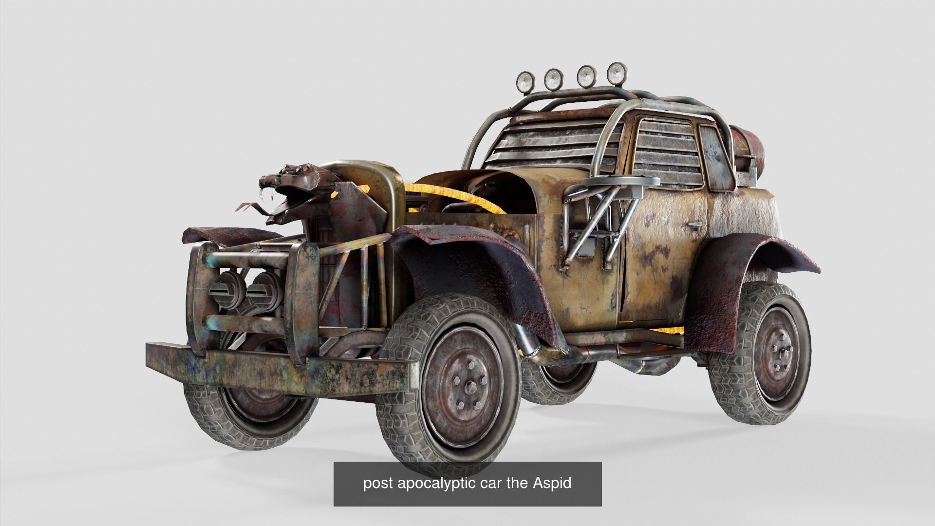 Post-apocalypse car collection with gunholder on it da1 _5