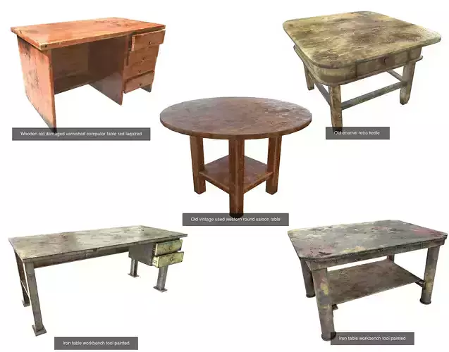 Collection of different tables da1 