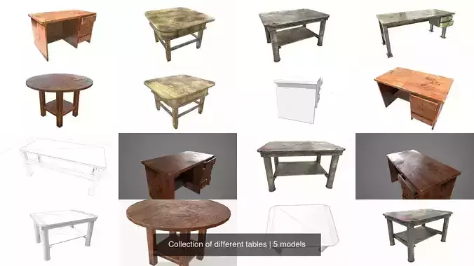 Collection of different tables da1