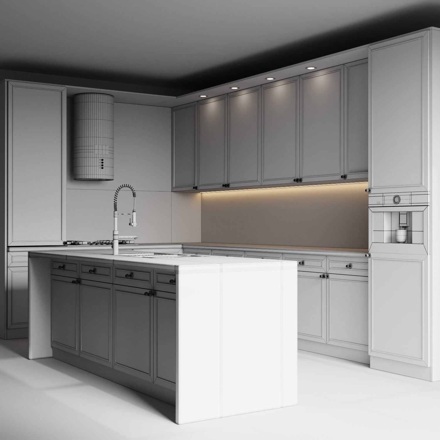 Kitchen 040 3D model_5
