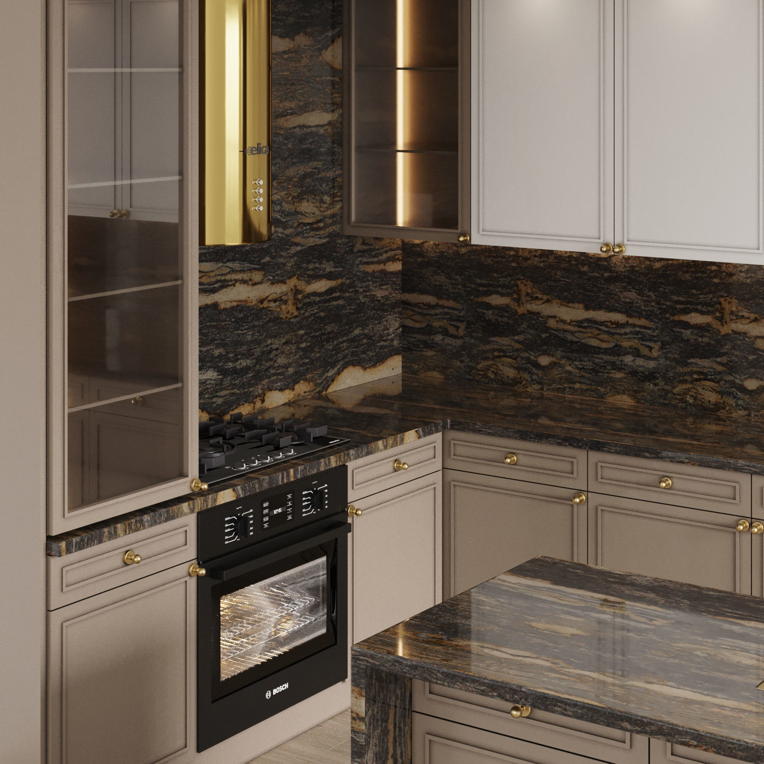 Kitchen 040 3D model_1