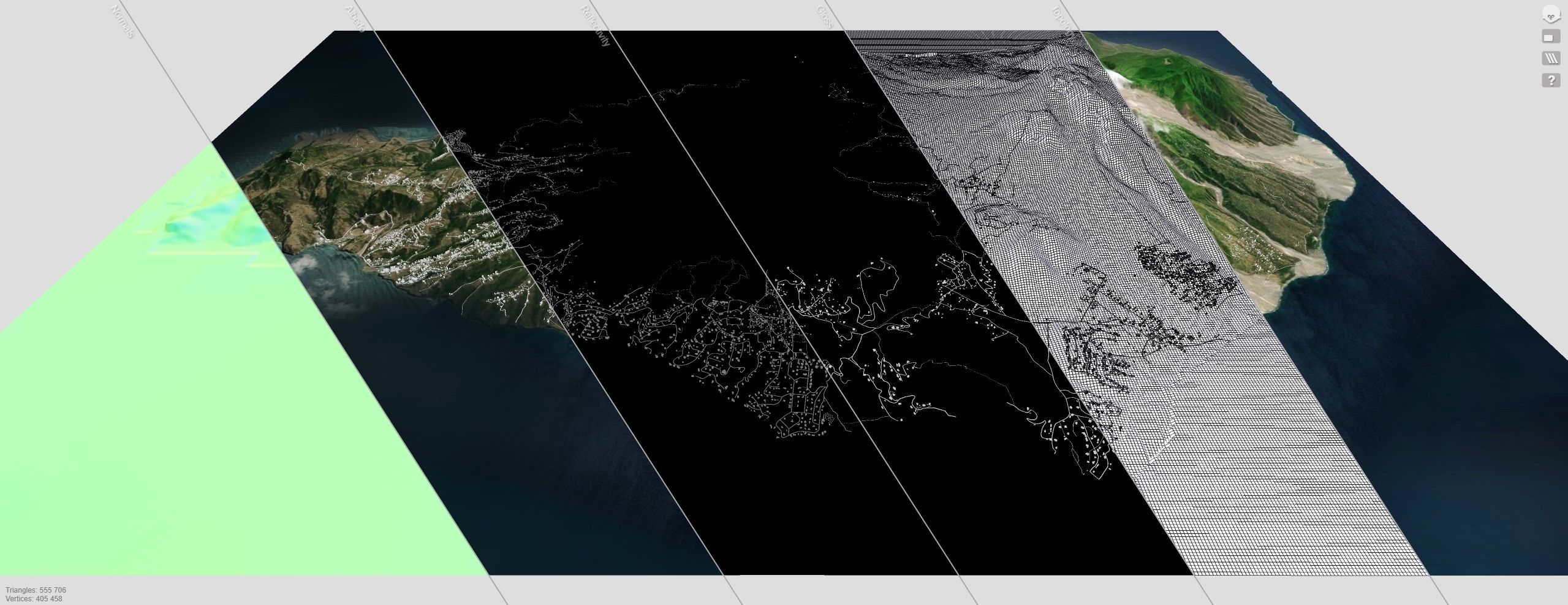 Montserrat  island Caribbean 3D model_13
