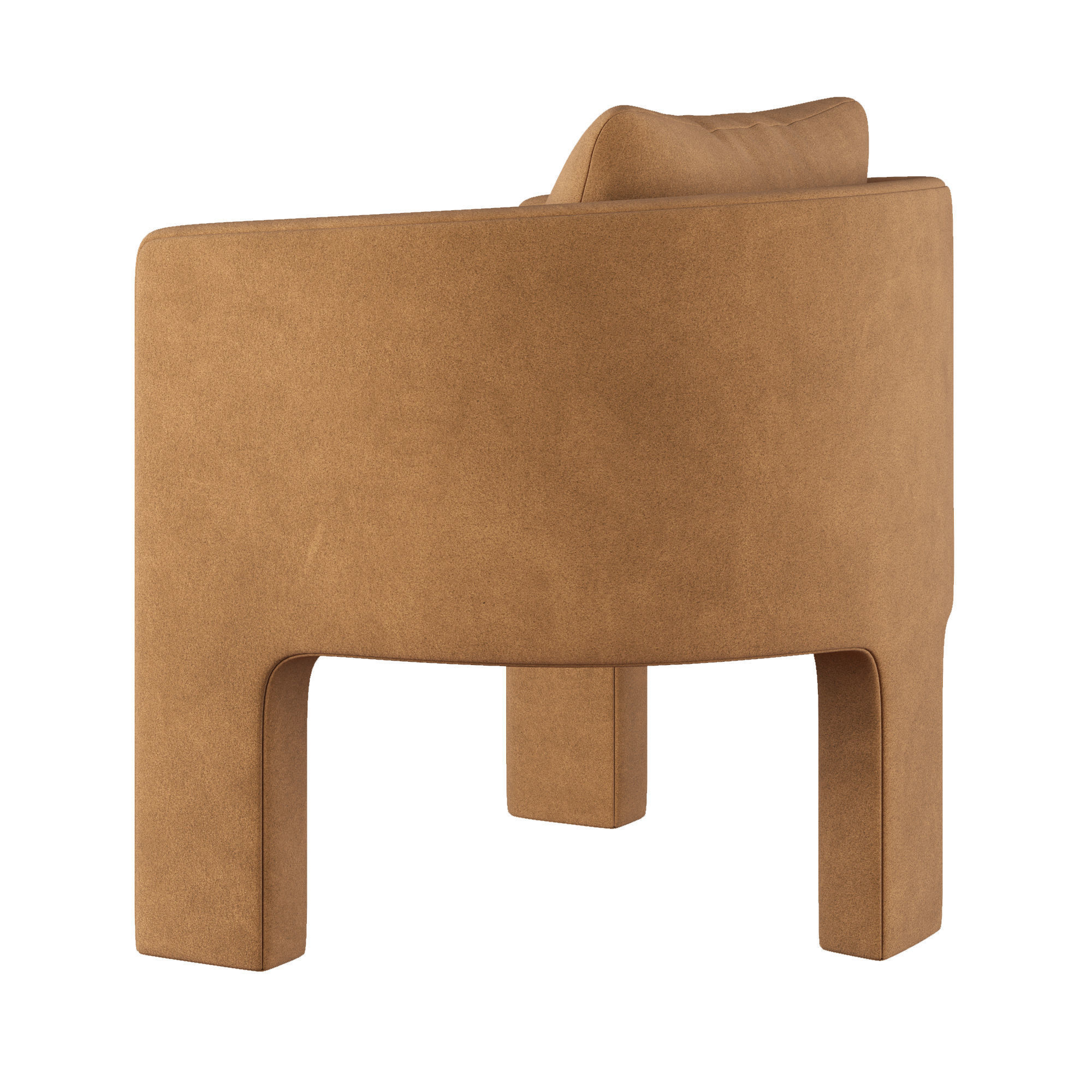 RH INES CHAIR Low-poly 3D model_4