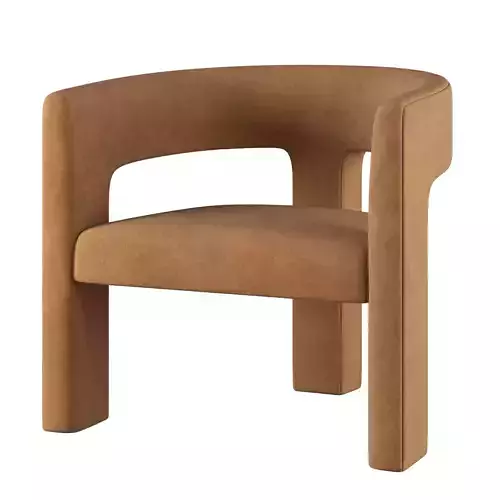 RH INES OPEN BACK CHAIR