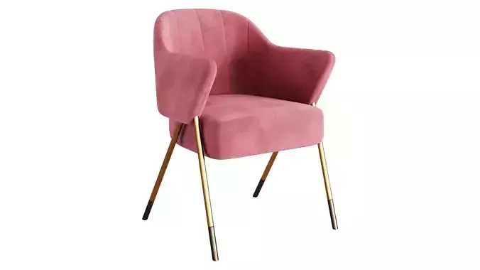 Jackie Chair by Rossato 3D model