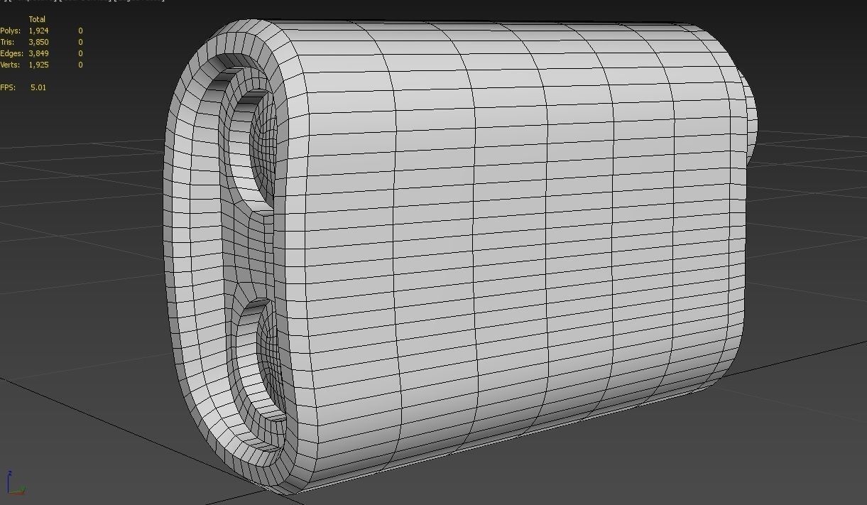Laser Rangefinder m01 Low-poly 3D model_16