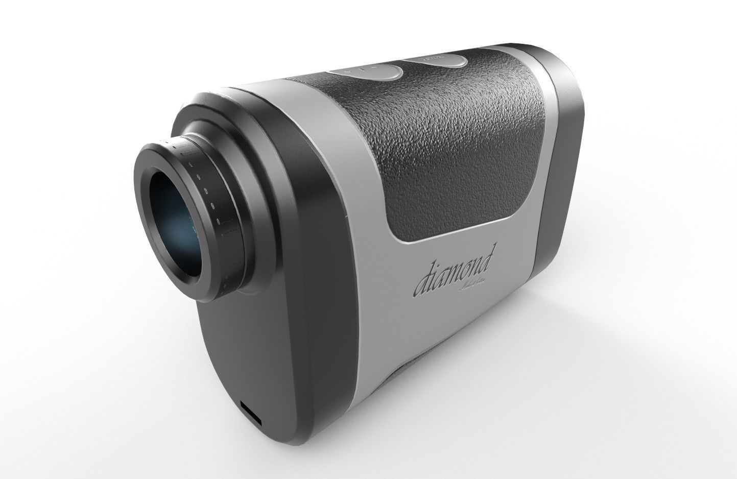 Laser Rangefinder m01 Low-poly 3D model_11