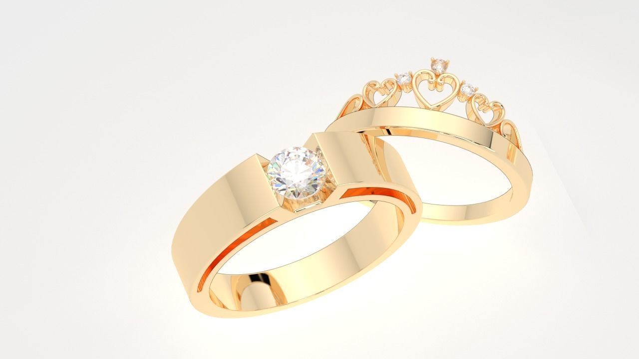 WEDDING RING Free 3D print model_1