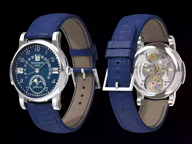 Patek Philippe Stainless Steel 5016A 3D model