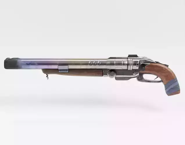  super double-barrel shotgun futuristic weapon of slayer da1