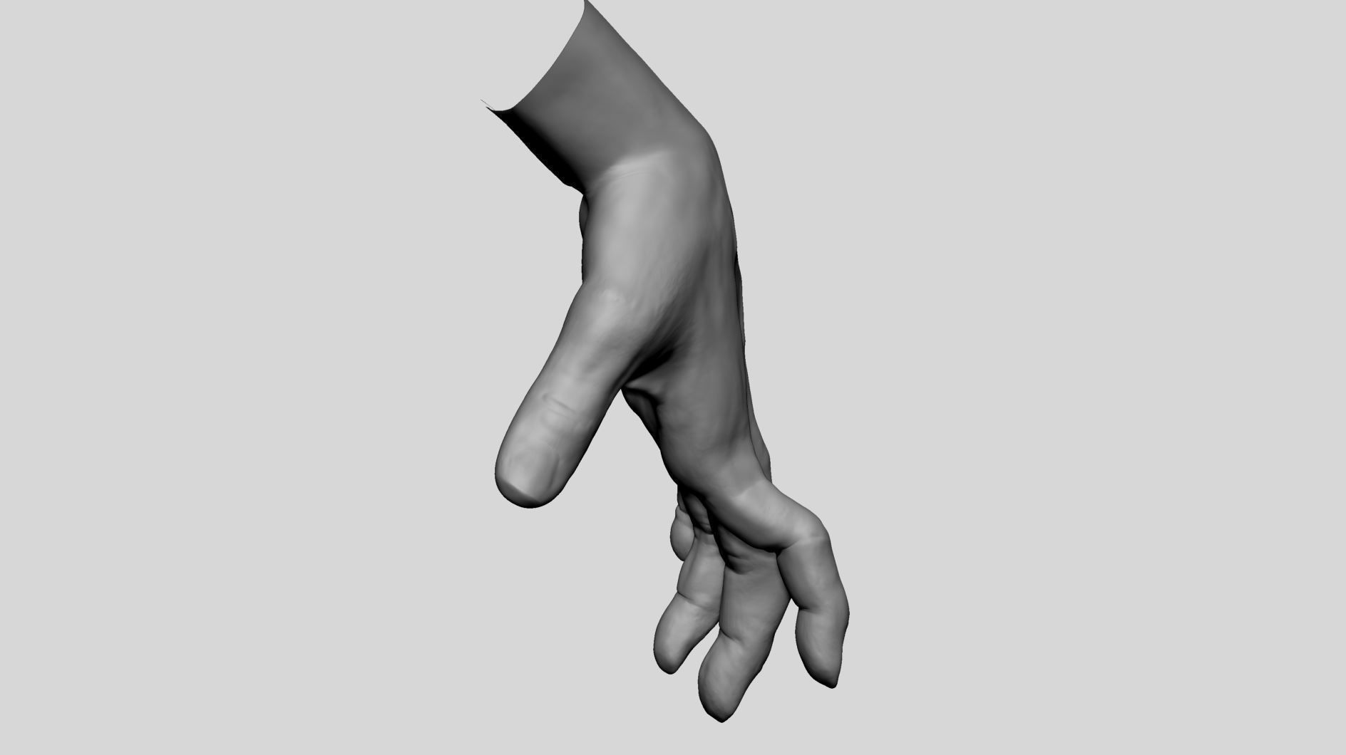 Hand Model A 3D model_2