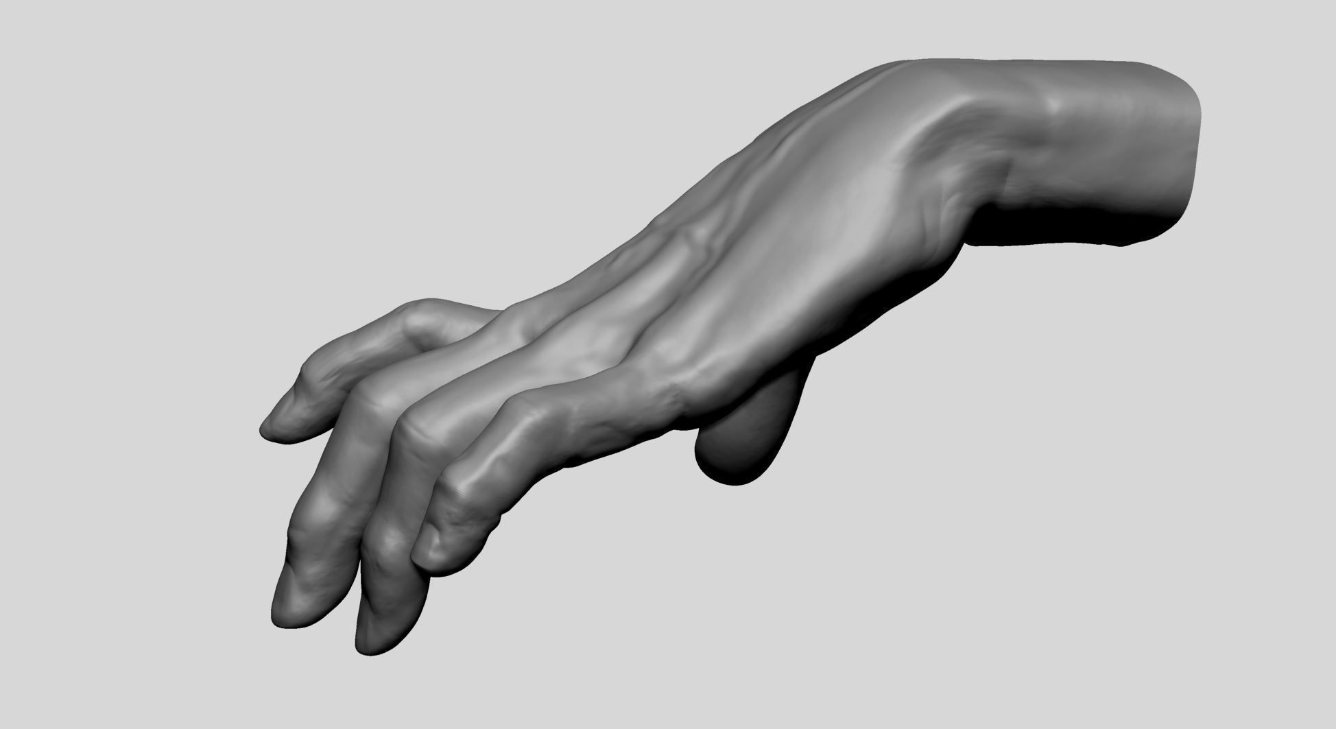 Hand Model A 3D model_4