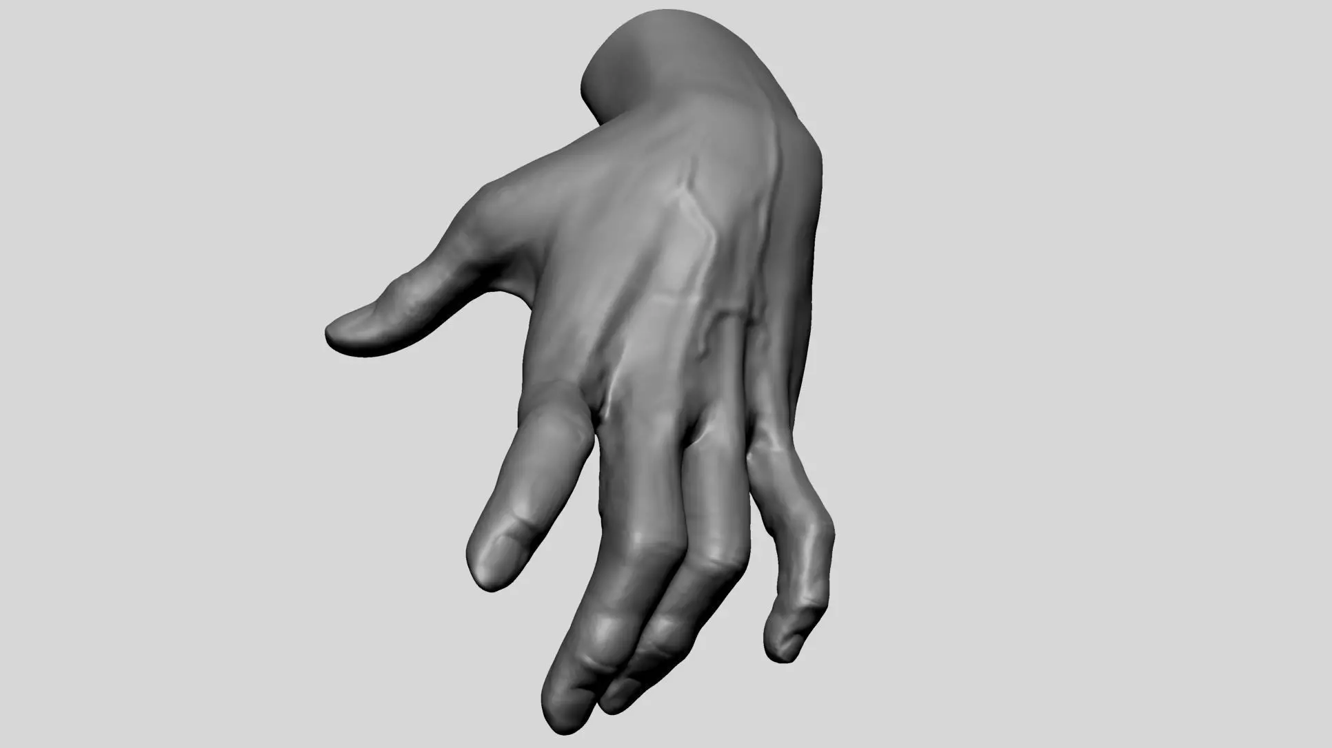 Hand Model A 3D model_0