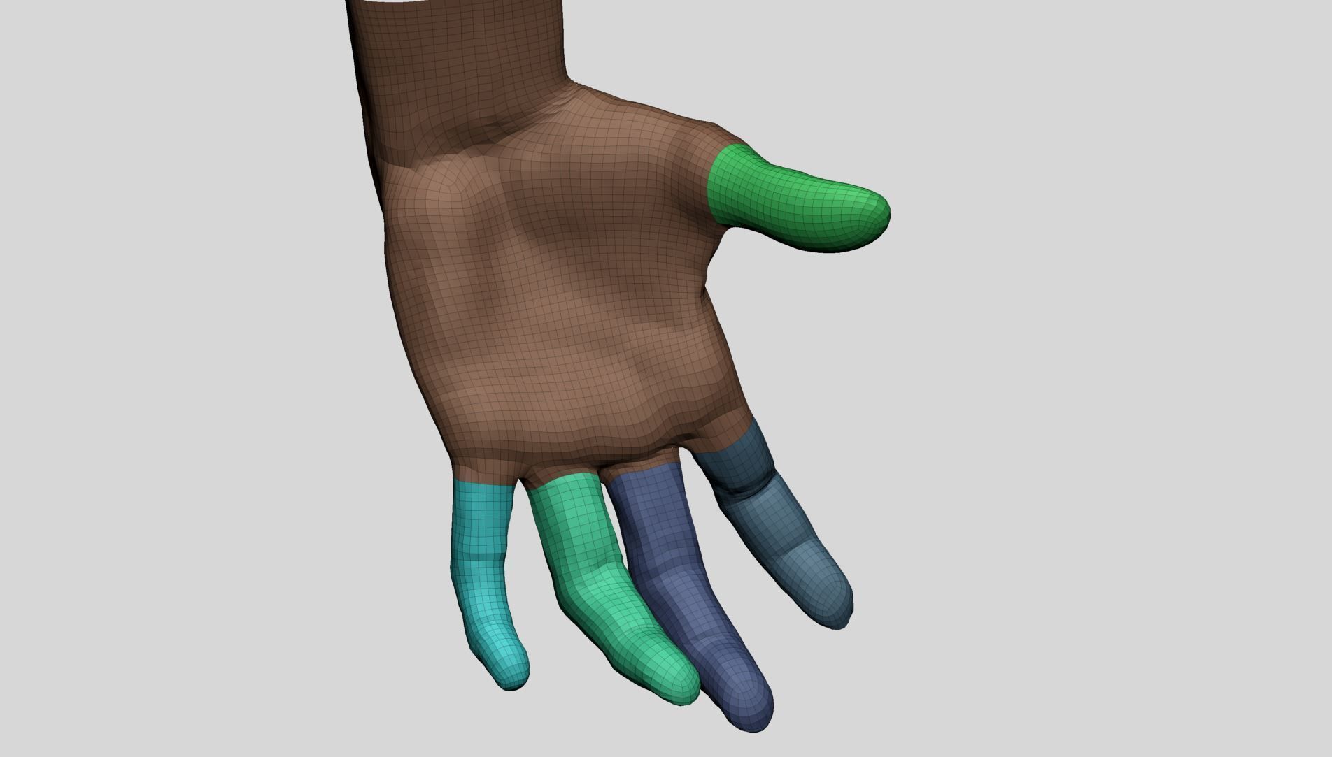 Hand Model A 3D model_9