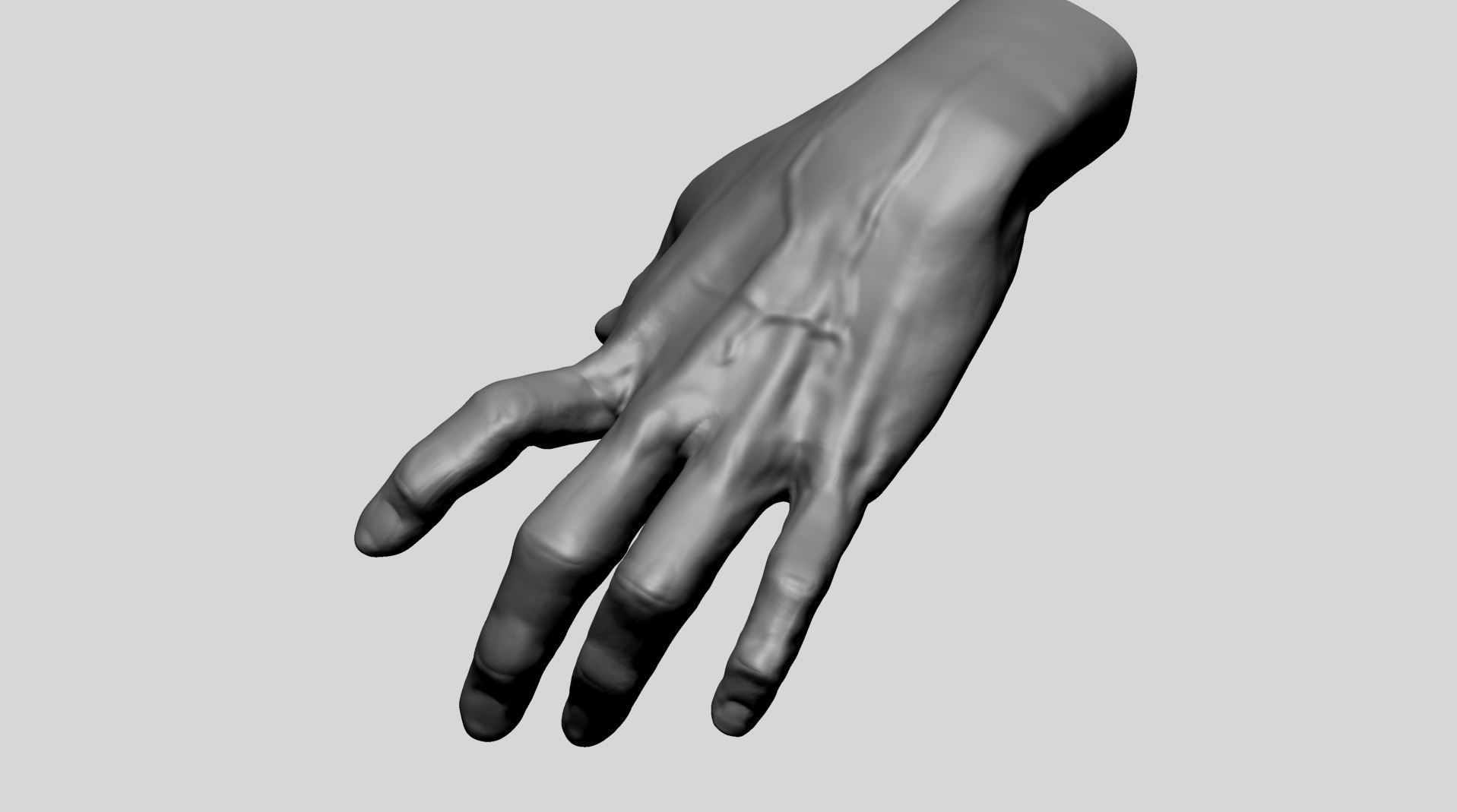 Hand Model A 3D model_5