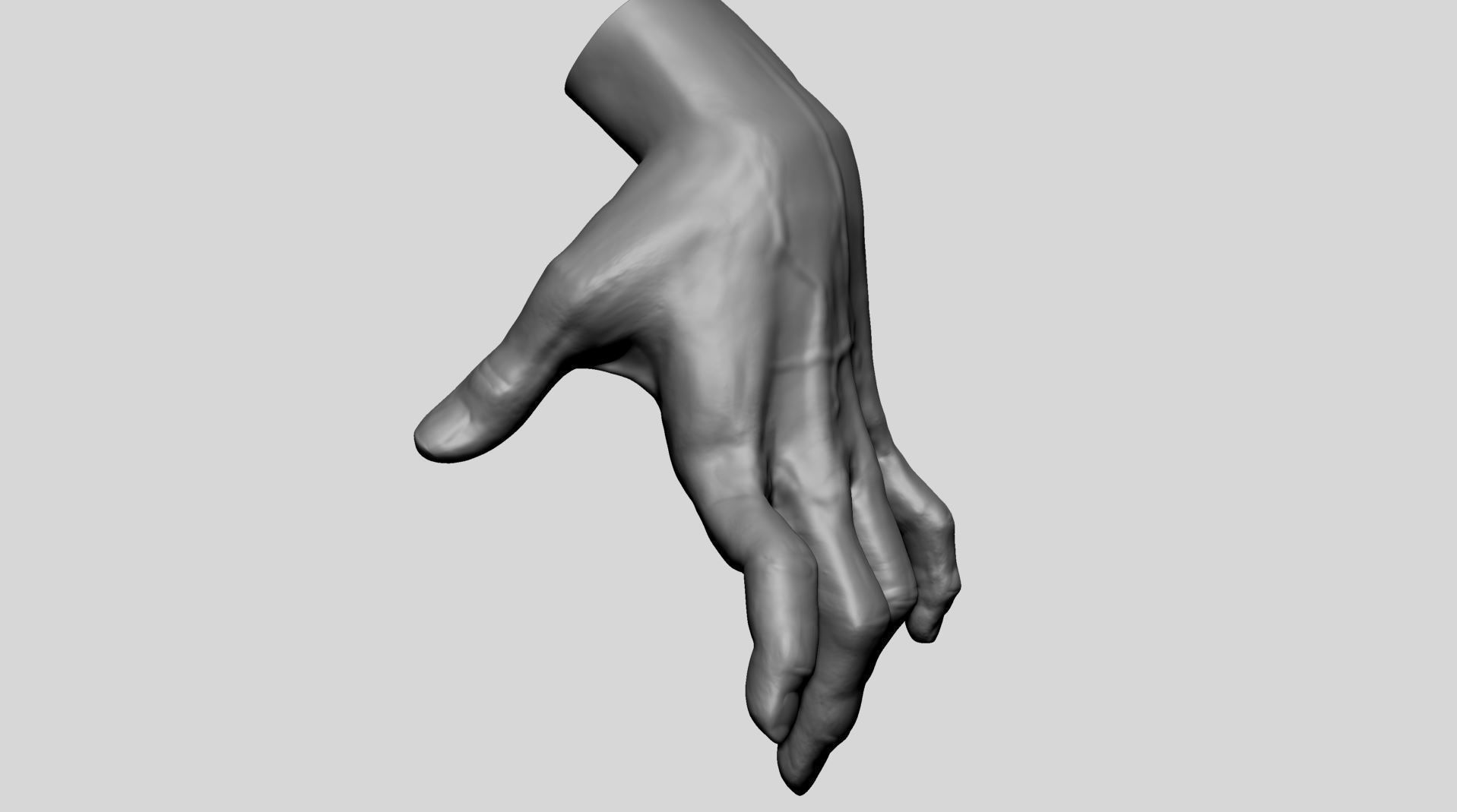 Hand Model A 3D model_1