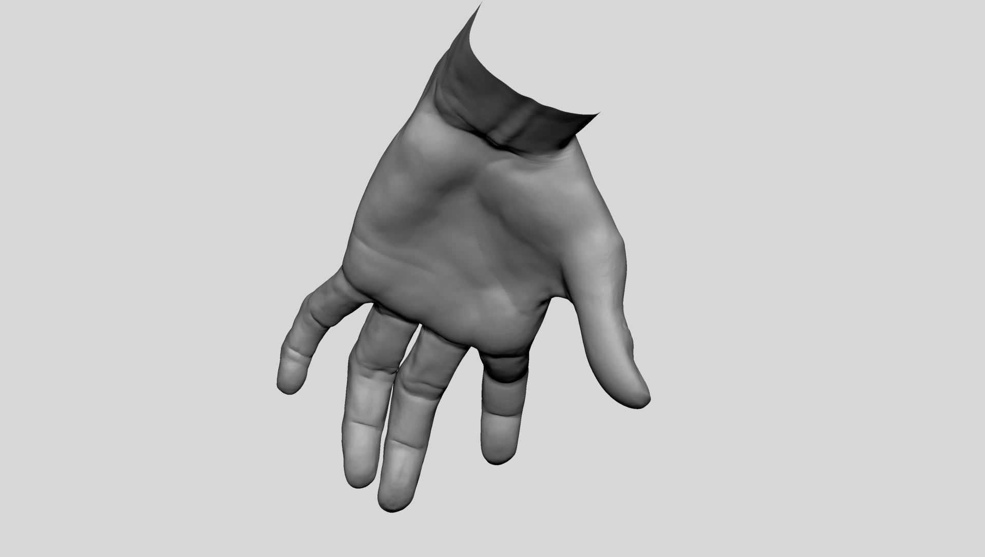Hand Model A 3D model_3