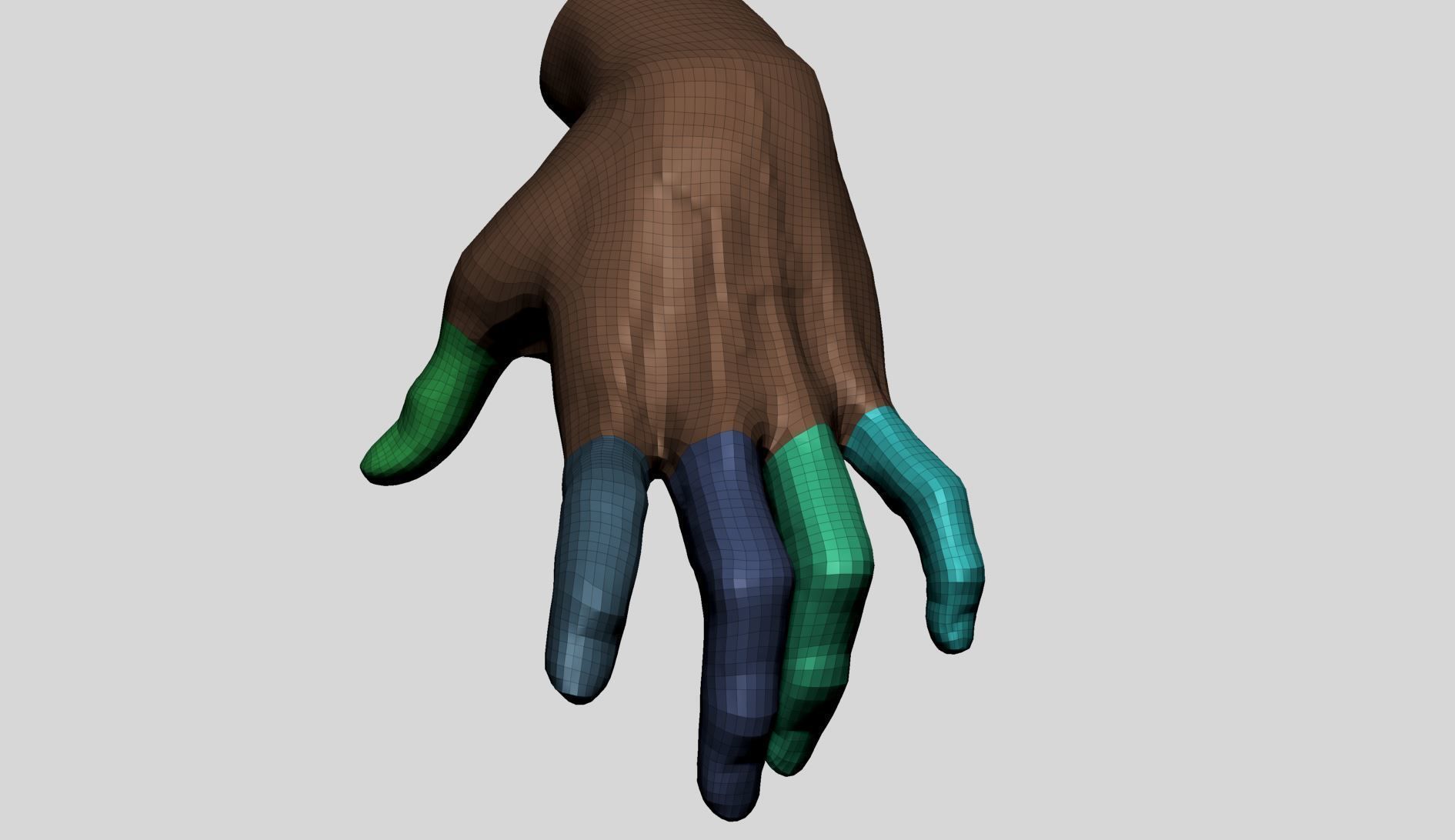 Hand Model A 3D model_8