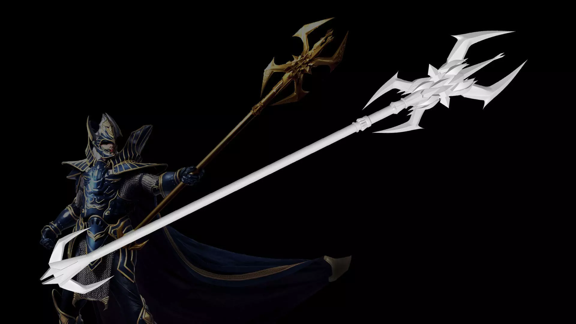 Divine Staff of Archangel MU Online 3D print model_0