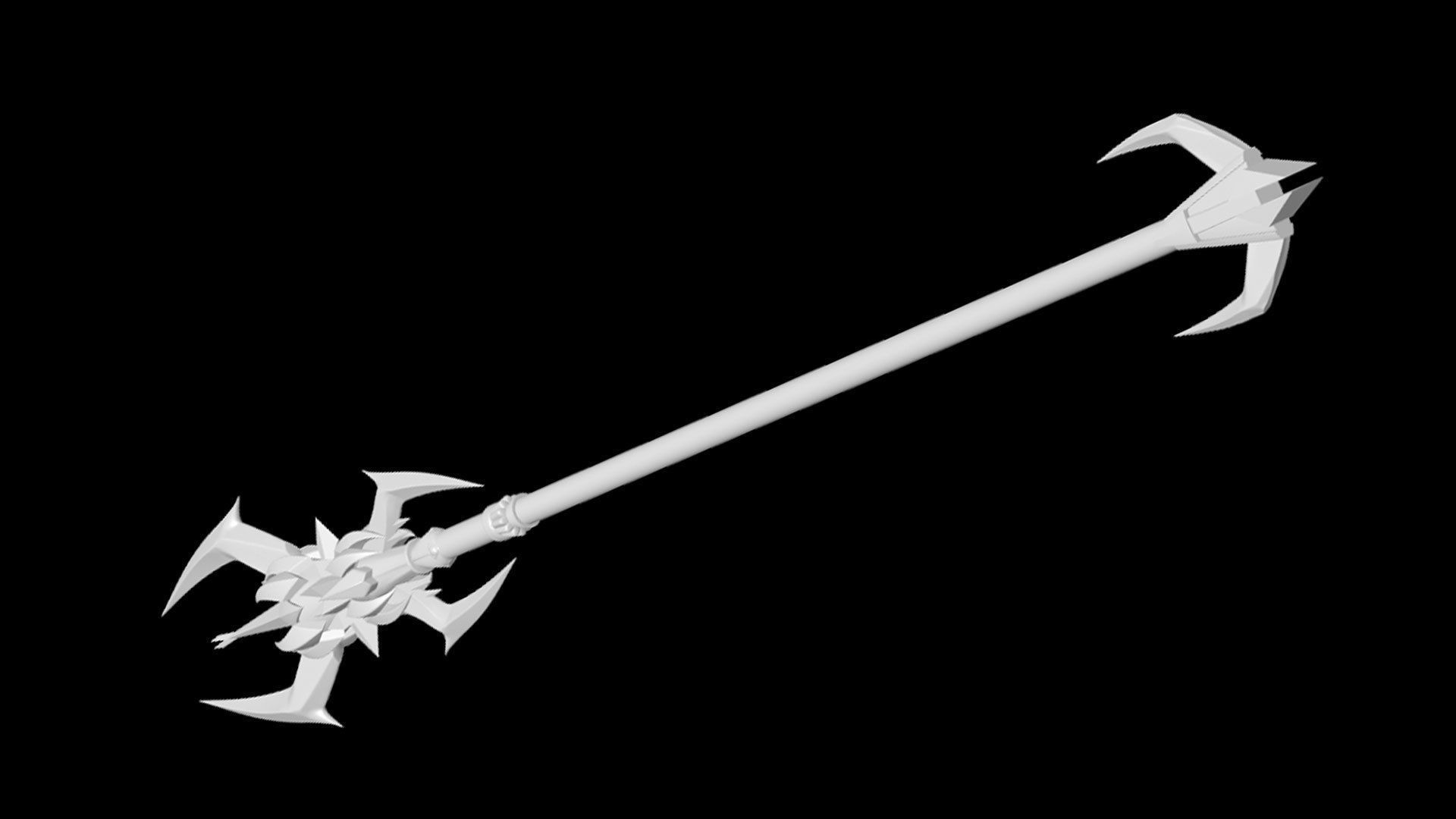 Divine Staff of Archangel MU Online 3D print model_2