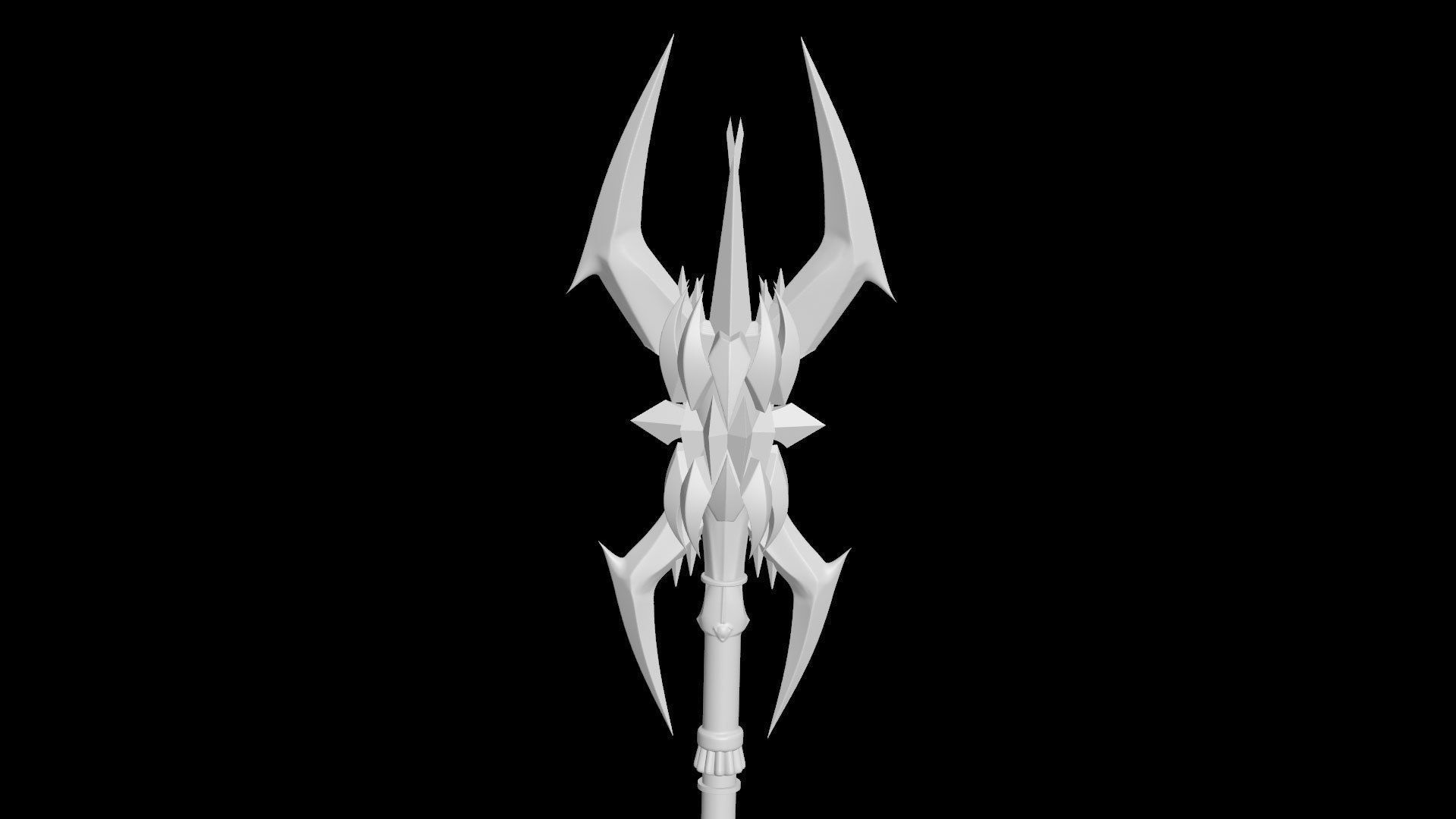 Divine Staff of Archangel MU Online 3D print model_1