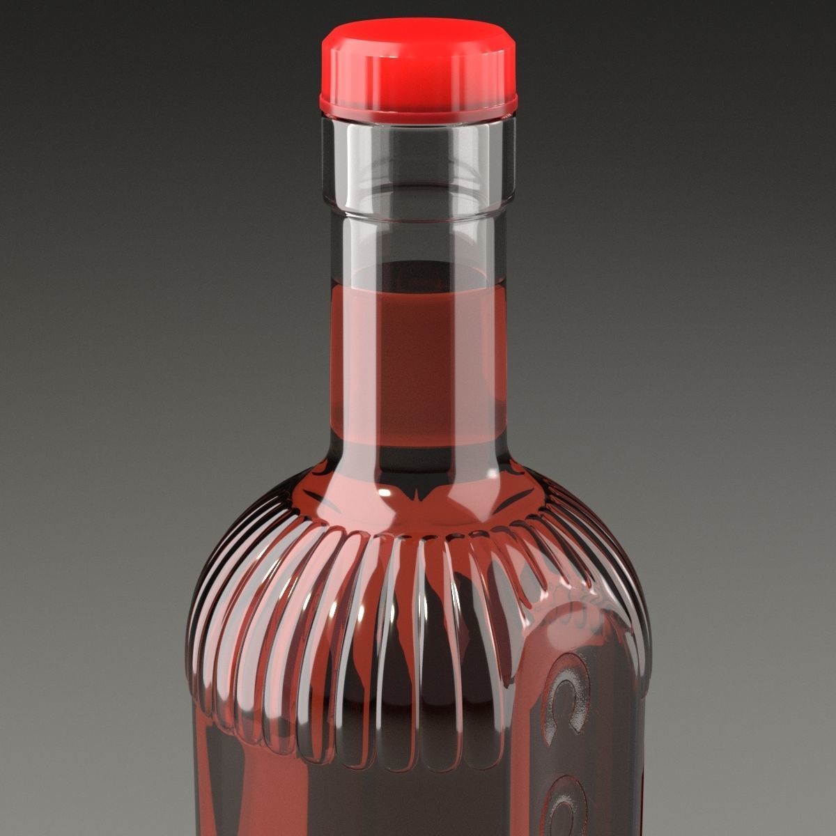 Southern Comfort Bottle 3D model_3