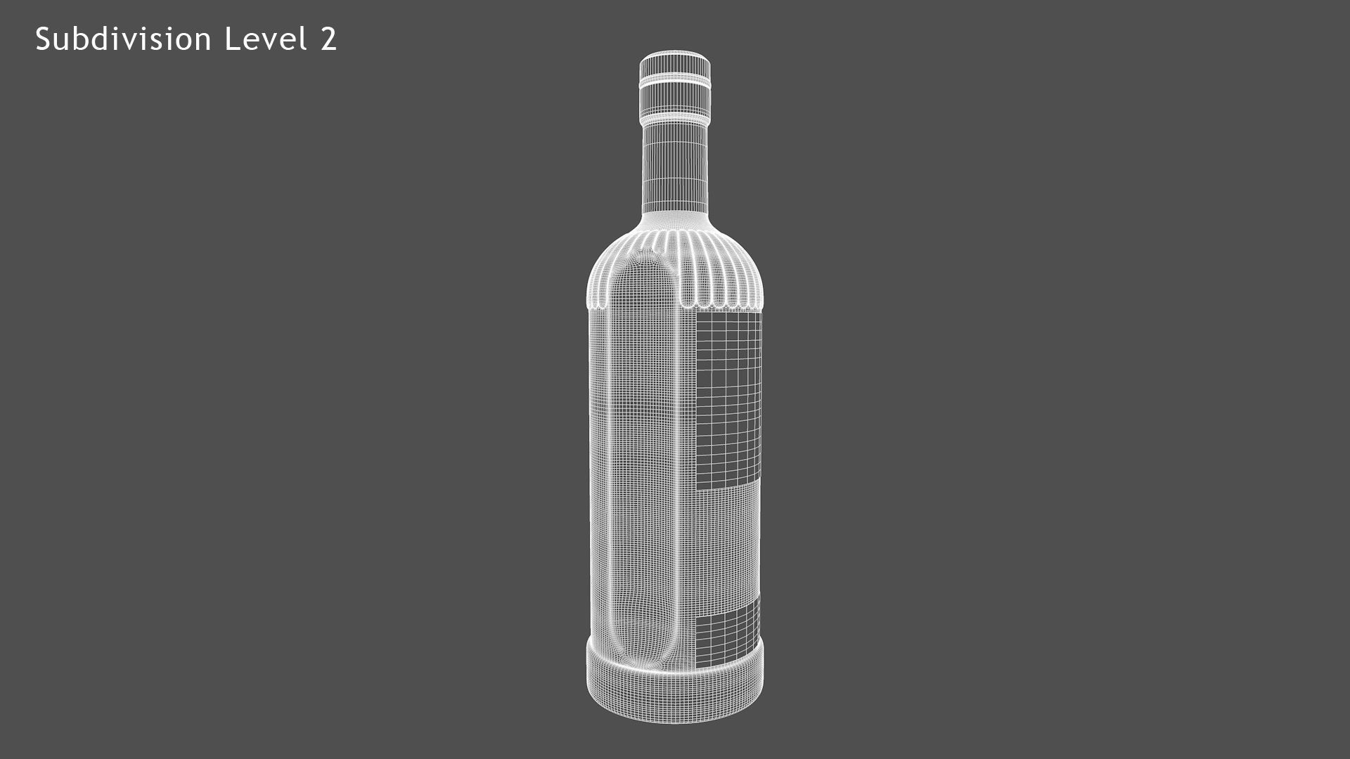Southern Comfort Bottle 3D model_8