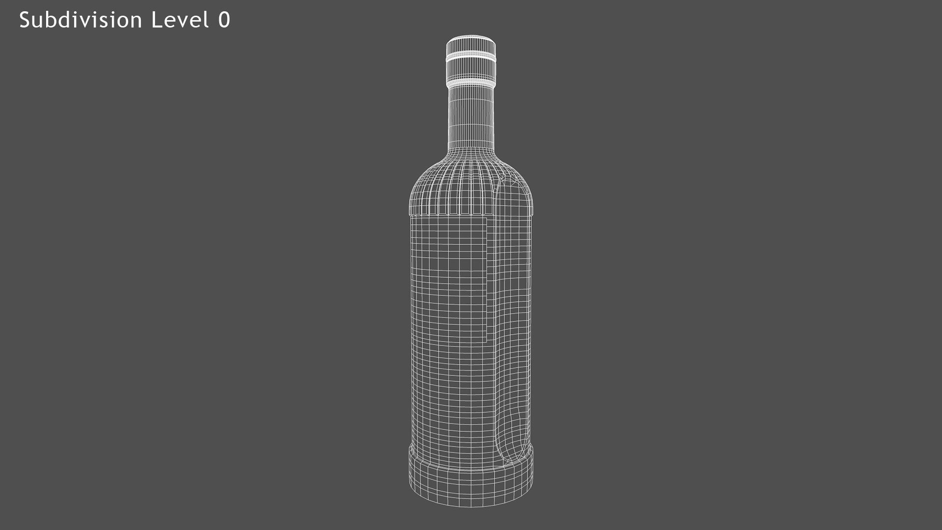 Southern Comfort Bottle 3D model_5