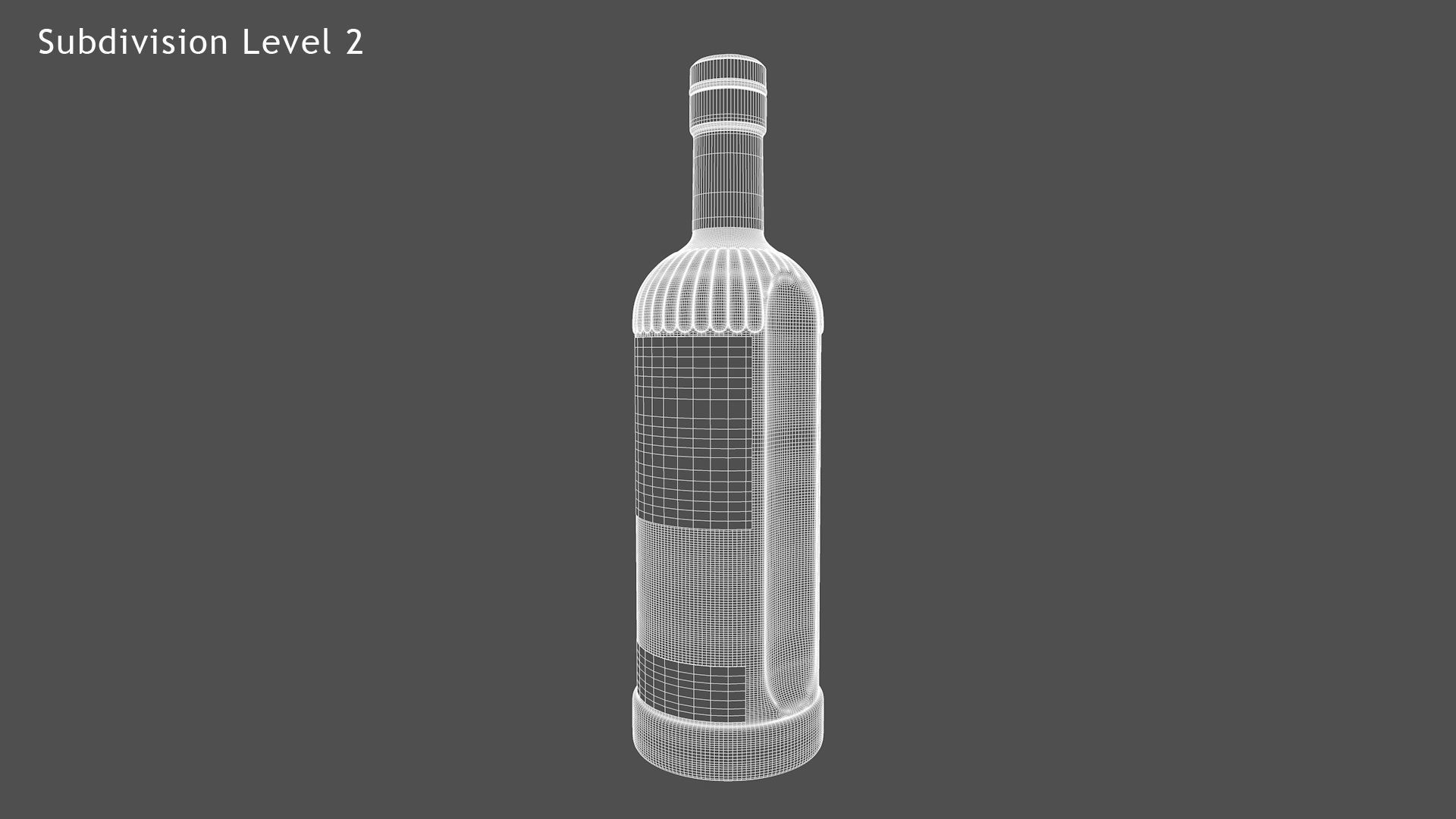 Southern Comfort Bottle 3D model_6