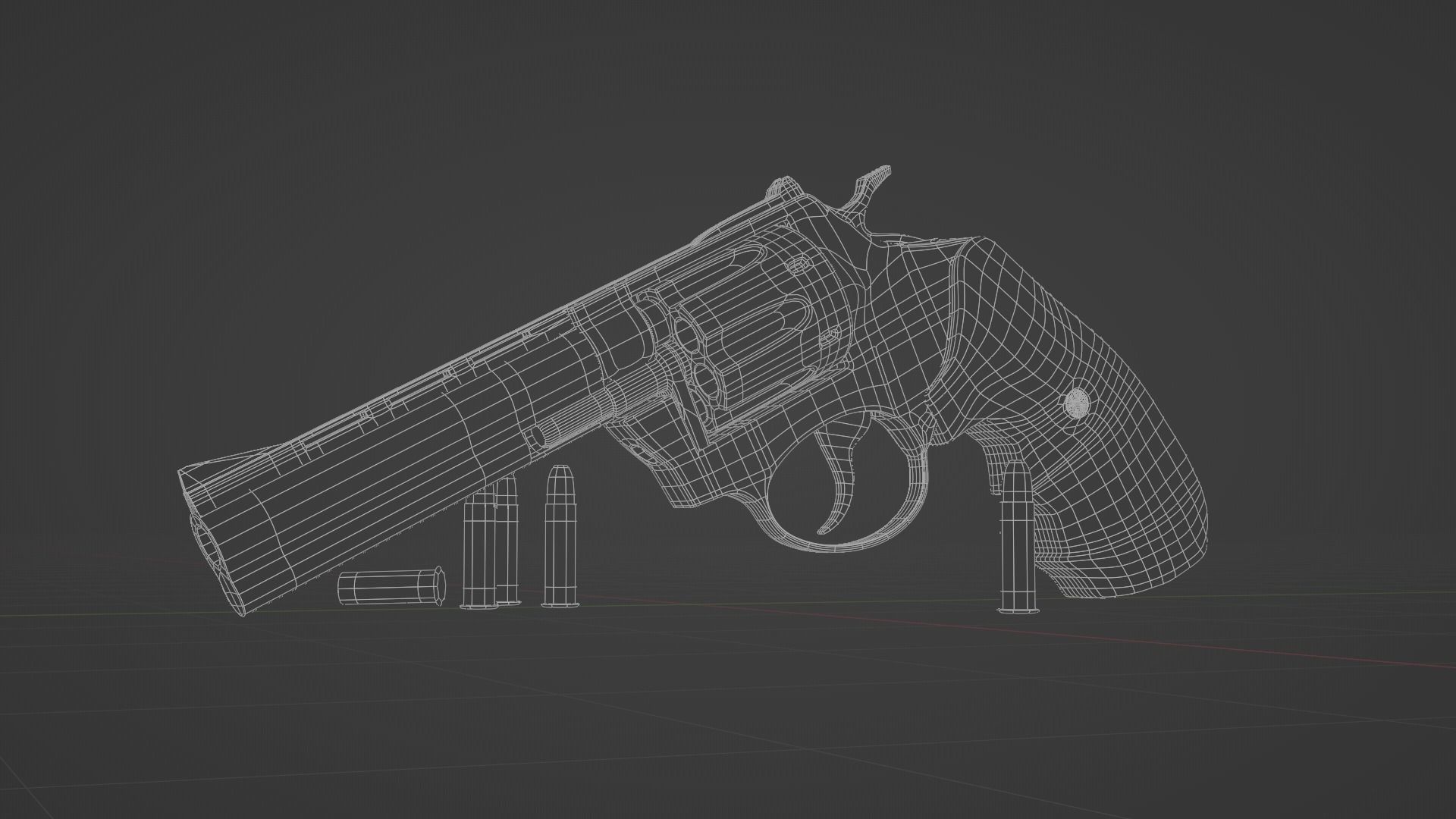 Immersive Revolver  3D model_4
