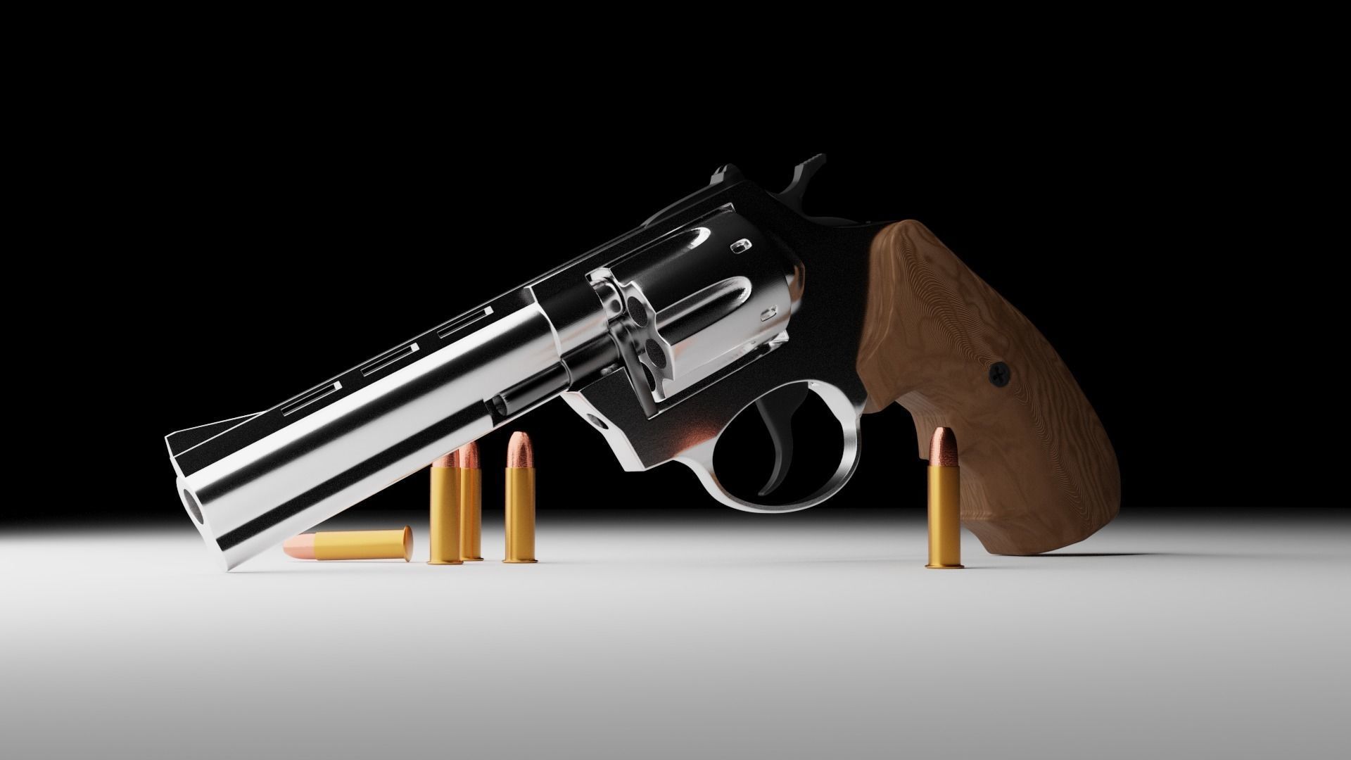 Immersive Revolver  3D model_1