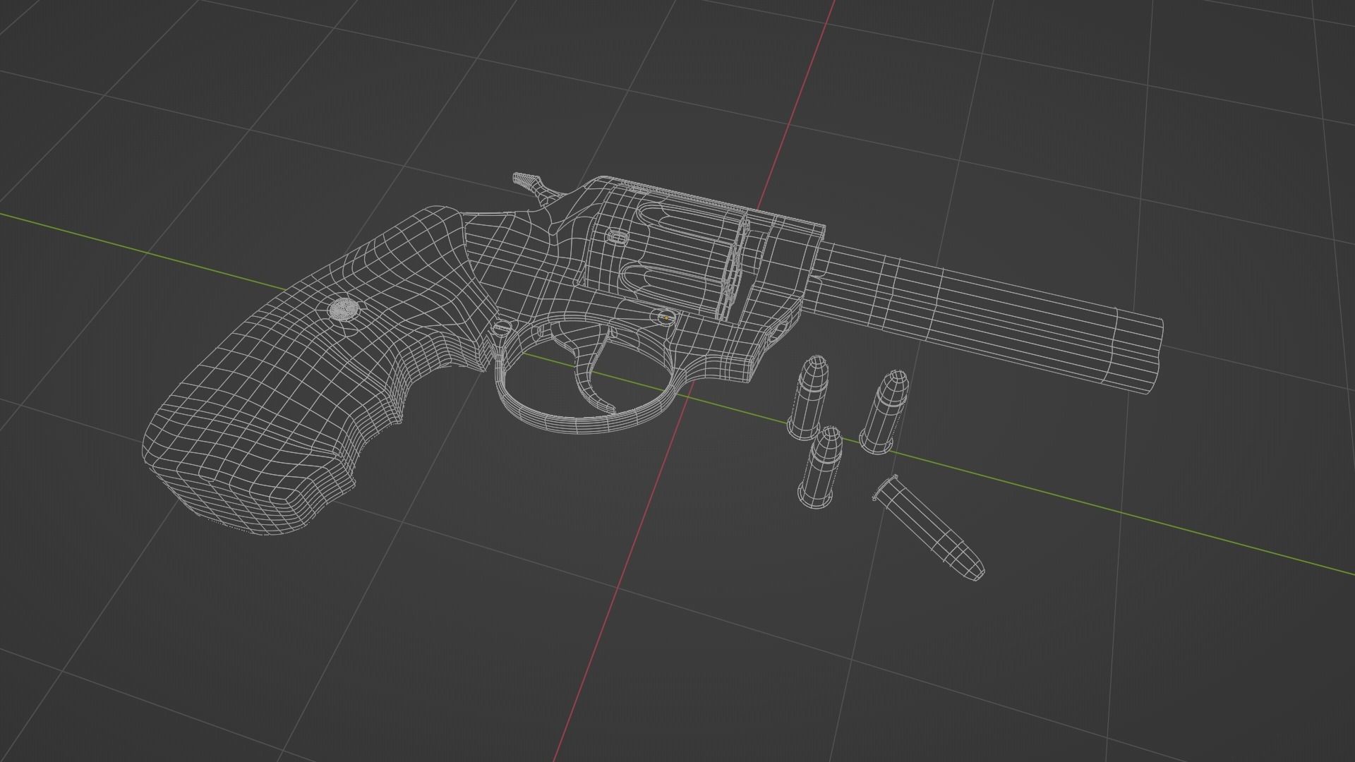 Immersive Revolver  3D model_6