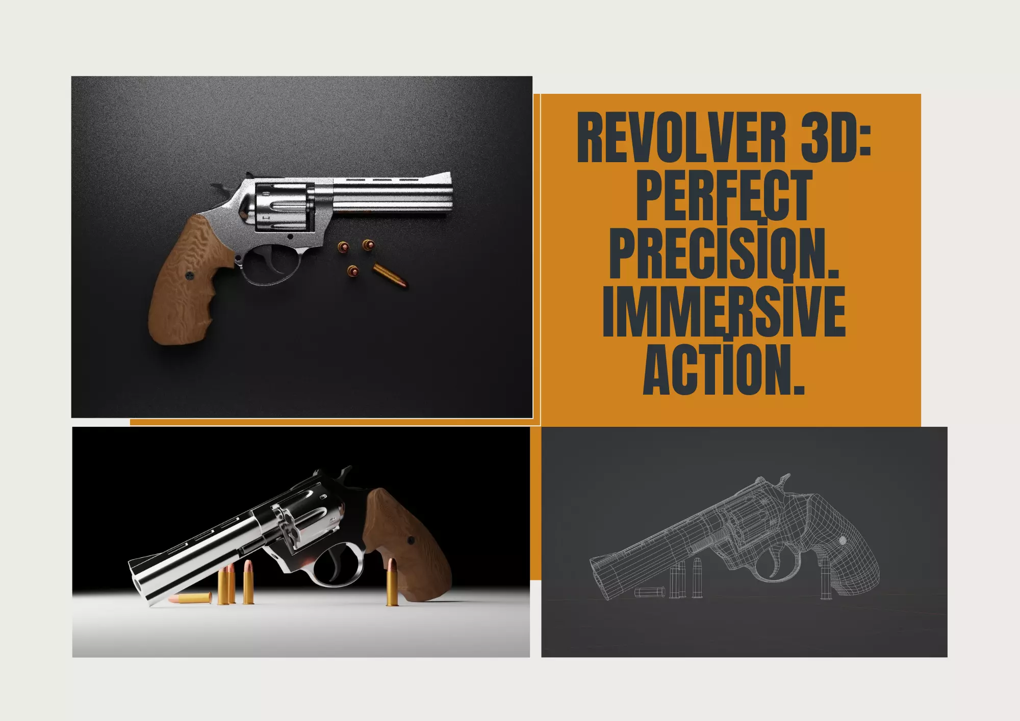 Immersive Revolver  3D model_0