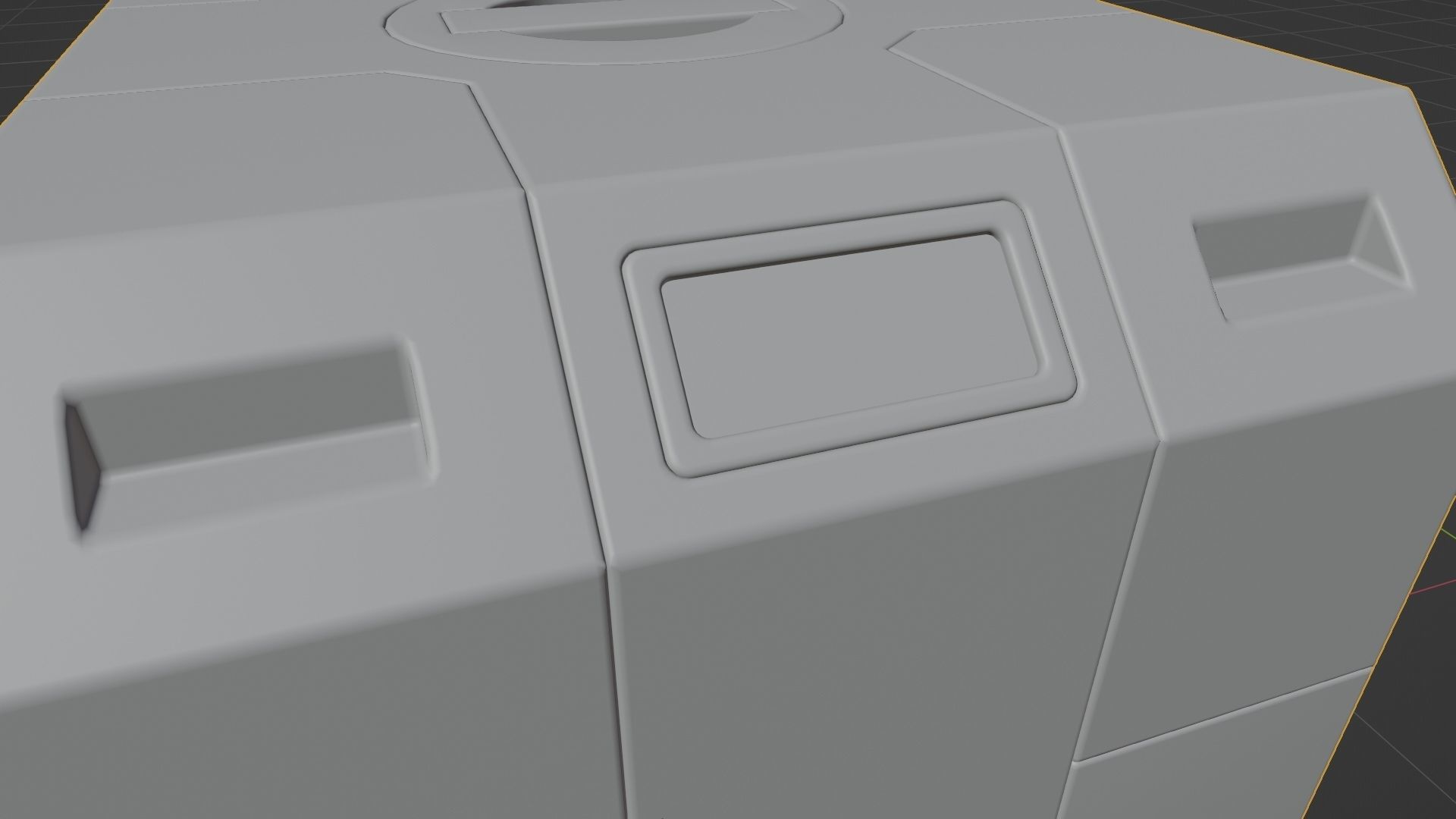 Sci-Fi Crate Low-poly 3D model_12