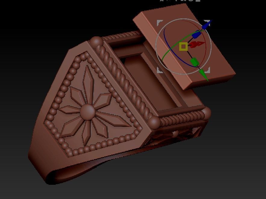 Mens Ring 3D print model_2