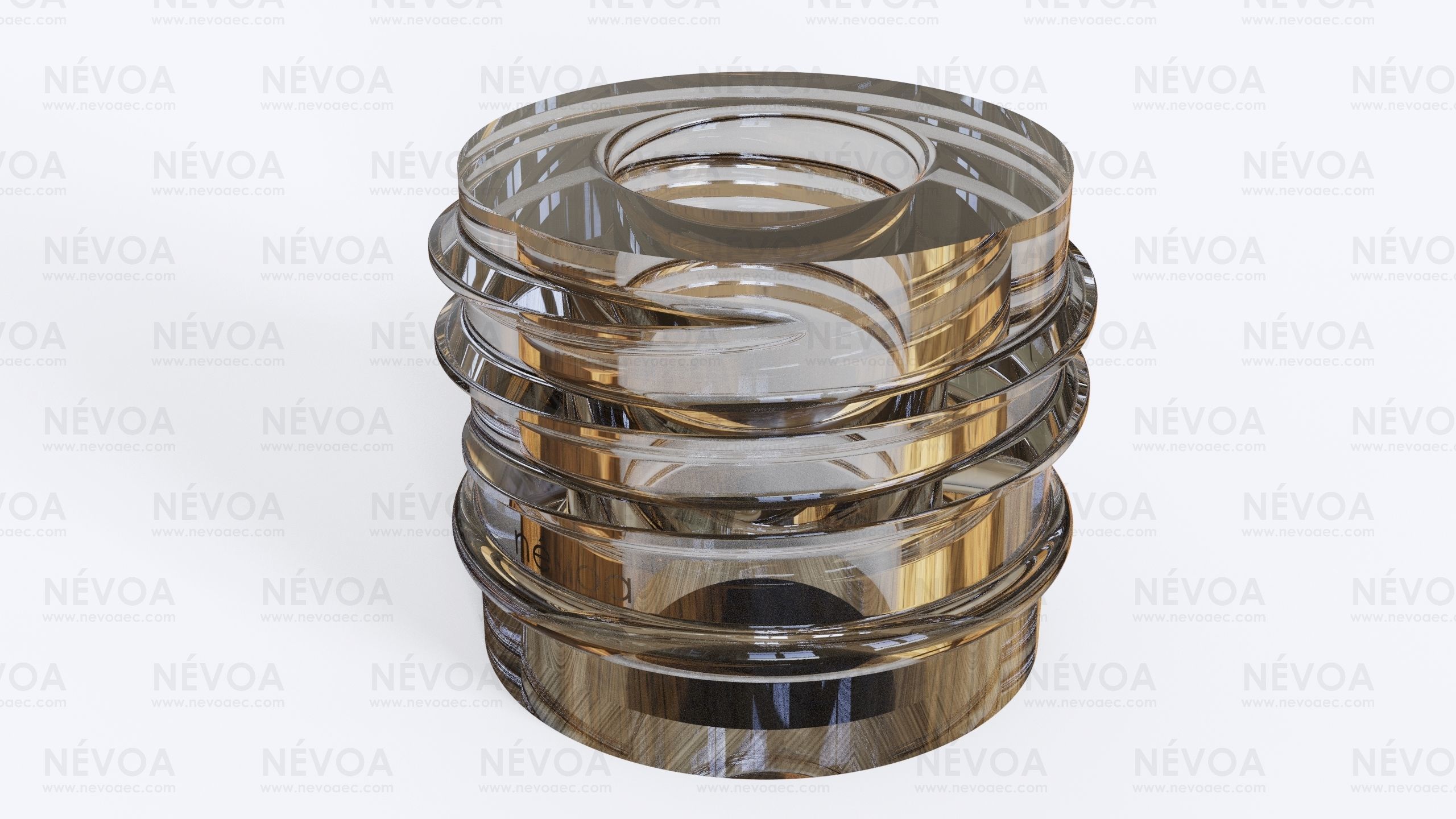 Neck finish - SP 425 - 15 - L - BF - voluntary standard 3D model_1