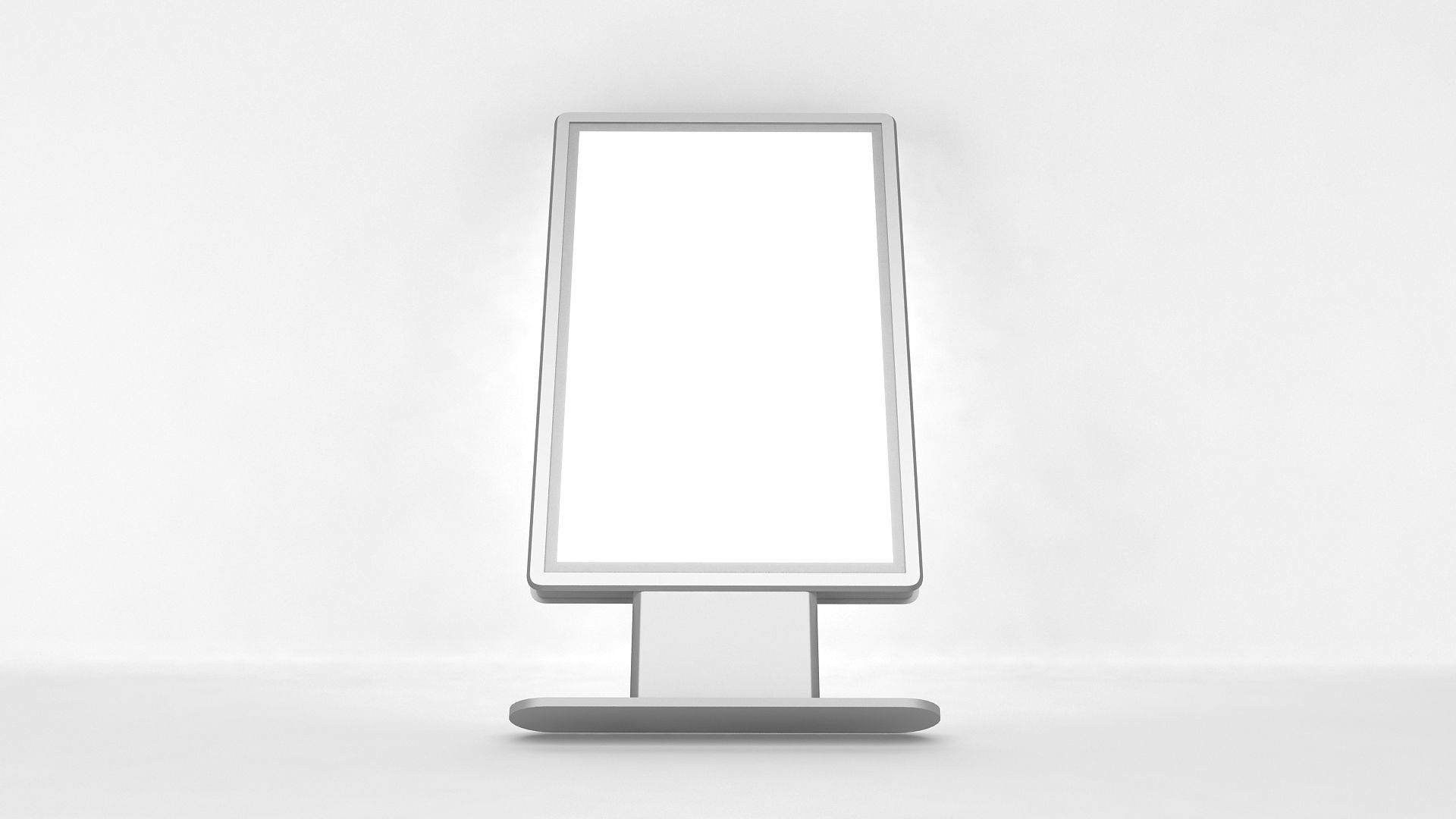 Billboard blank 3D model_4