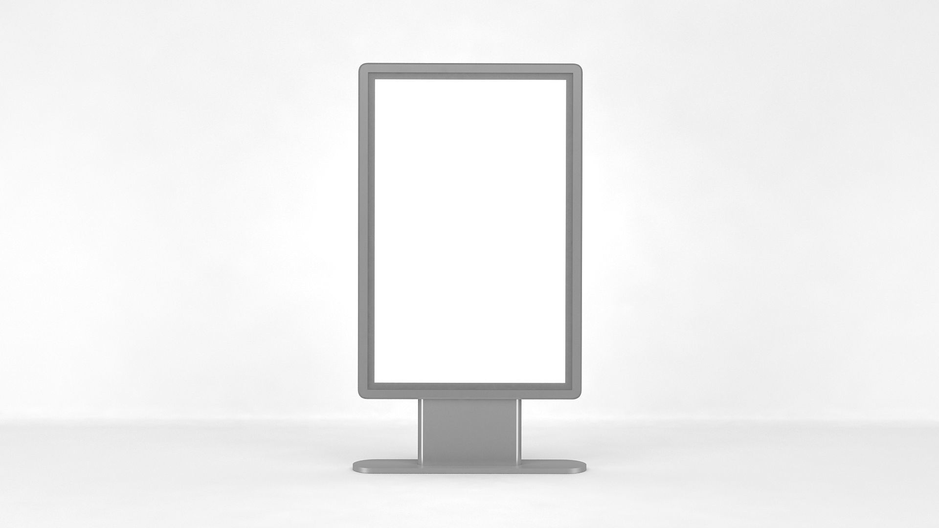 Billboard blank 3D model_1