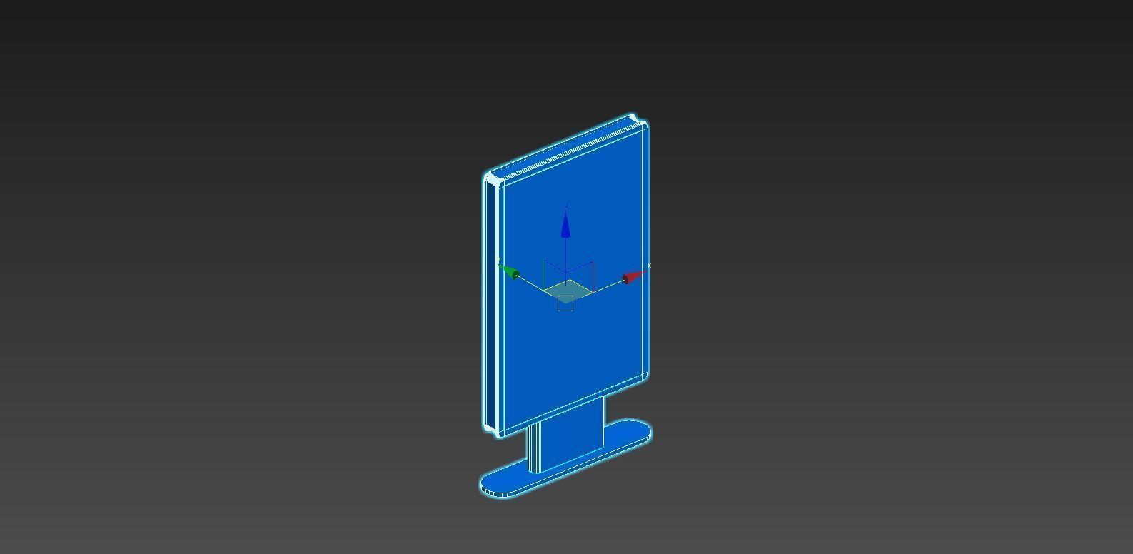 Billboard blank 3D model_8