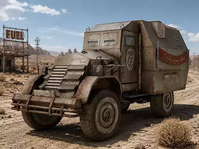 Postapocalypse armored car da1
